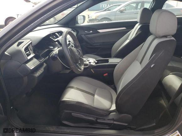 2017 Honda Civic Coupe LX with VIN 2HGFC4A59HH305850, listed as a Copart auction lot 77442954 with 156,655 mi miles and Salvage Title. Bid and sale history available at carsss.com. Image 7.