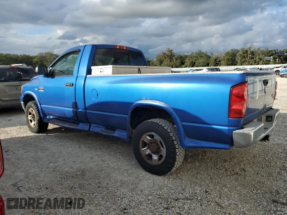 2007 Dodge Ram 2500 ST with VIN 3D7KS26D57G769369, listed as a Copart auction lot 86515104 with 183,619 mi miles and Clean Title. Bid and sale history available at carsss.com. Image 2.
