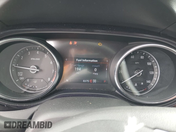 2023 Buick Encore GX Preferred with VIN KL4MMCSL2PB138890, listed as a Copart auction lot 56207005 with 8,375 mi miles and Salvage title. Bid and sale history available at DreamBid. Image 9.
