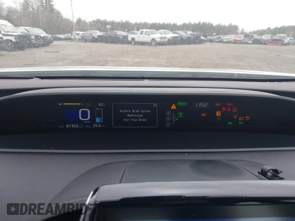 2017 Toyota Prius Plus with VIN JTDKARFP0H3053063, listed as a IAAI auction lot 41814866 with 87,303 mi miles and . Bid and sale history available at DreamBid. Image 7.