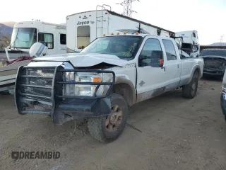 2013 Ford F-350 Platinum with VIN 1FT8W3BT0DEA50173, listed as a Copart auction lot 76010713 with 109,687 mi miles and Salvage title. Bid and sale history available at DreamBid. Image 1.