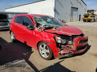 2016 Chevrolet Sonic LT with VIN 1G1JC6SBXG4155762, listed as a Copart auction lot 76995744 with 116,254 mi miles and Salvage Title. Bid and sale history available at carsss.com. Image 4.