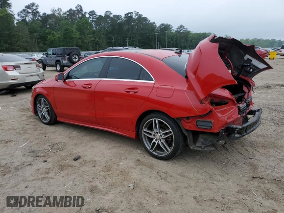 2017 Mercedes-Benz CLA 250 with VIN WDDSJ4EB3HN468445, listed as a Copart auction lot 51214224 with 50,555 mi miles and . Bid and sale history available at DreamBid. Image 2.