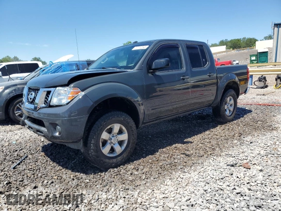 2013 Nissan Frontier SV with VIN 1N6AD0EV8DN762611, listed as a Copart auction lot 57712345 with 117,792 mi miles and Salvage title. Bid and sale history available at DreamBid. Image 1.