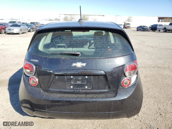 2015 Chevrolet Sonic LT with VIN 1G1JC6SH6F4127167, listed as a Copart auction lot 43568615 with 28,509 mi miles and Salvage Title. Bid and sale history available at carsss.com. Image 6.