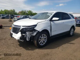 2023 Chevrolet Equinox LT with VIN 3GNAXUEG9PS113663, listed as a Copart auction lot 56012365 with 8,623 mi miles and Salvage title. Bid and sale history available at DreamBid. Image 1.