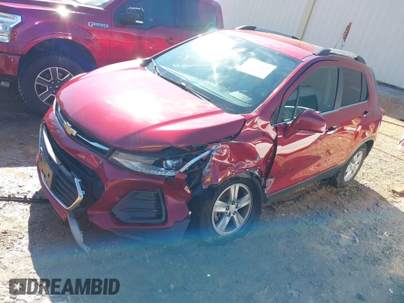 2018 Chevrolet Trax LT with VIN 3GNCJLSB2JL375569, listed as a IAAI auction lot 41377630 with 98,238 mi miles. Bid and sale history available at carsss.com. Image 17.