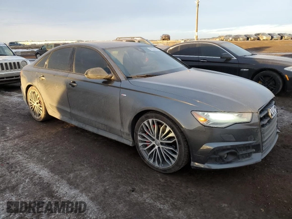2017 Audi A6 Competition Prestige with VIN WAUF3AFC5HN035833, listed as a Copart auction lot 88530555 with 91,389 mi miles and Salvage Title. Bid and sale history available at carsss.com. Image 4.
