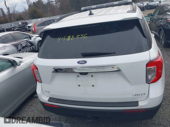 2022 Ford Explorer XLT with VIN 1FMSK8DH8NGA53766, listed as a IAAI auction lot 41588336 with 11,916 mi miles and . Bid and sale history available at DreamBid. Image 16.