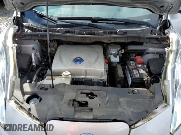 2015 Nissan LEAF SV with VIN 1N4AZ0CPXFC313458, listed as a Copart auction lot 50556295 with 85,231 mi miles and Salvage Title. Bid and sale history available at carsss.com. Image 11.