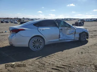 2016 Hyundai Genesis 3.8L z VIN KMHGN4JE3GU113246, wystawiony jako Copart lot #48023875 z przebiegiem 120 718 mil mil oraz Szkody całkowita. Historia ofert i sprzedaży dostępna na DreamBid. Obrazek 3.