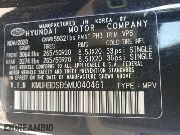 2021 Genesis GV80 with VIN KMUHBDSB5MU040461, listed as a Copart auction lot 59160715 with 62,296 mi miles and Salvage title. Bid and sale history available at DreamBid. Image 13.
