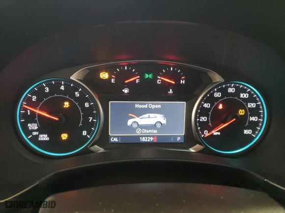2024 Chevrolet Equinox RS with VIN 3GNAXMEG4RS102041, listed as a Copart auction lot 45669205 with 18,229 mi miles and Salvage Title. Bid and sale history available at carsss.com. Image 9.