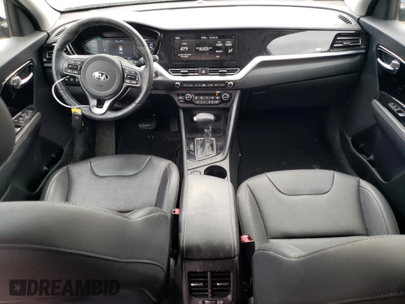 2020 Kia Niro EX Premium with VIN KNDCE3LC1L5433825, listed as a Copart auction lot 46509655 with 54,801 mi miles and Salvage Title. Bid and sale history available at carsss.com. Image 8.