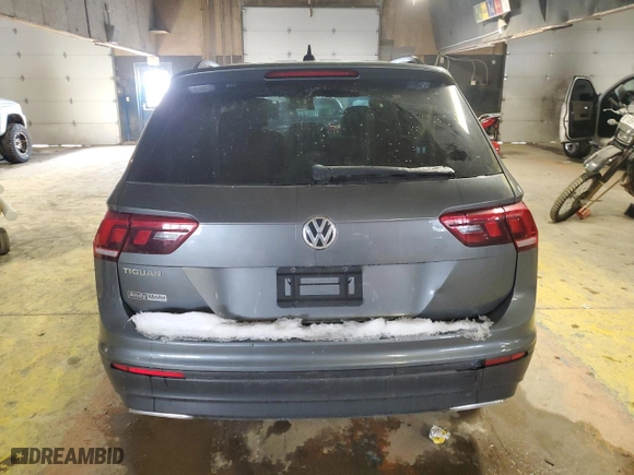 2021 Volkswagen Tiguan S with VIN 3VV1B7AX8MM010816, listed as a Copart auction lot 45718545 with 75,384 mi miles and Salvage Title. Bid and sale history available at carsss.com. Image 6.