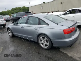 2012 Audi A6 Premium Plus with VIN WAUGGAFC0CN158134, listed as a Copart auction lot 62267795 with 203,128 mi miles and Clean title. Bid and sale history available at DreamBid. Image 2.