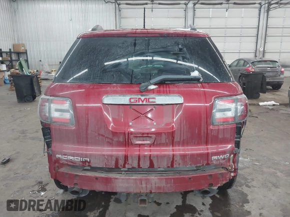 2014 GMC Acadia Denali z VIN 1GKKVTKD5EJ275431, wystawiony jako IAAI lot #41564082 z przebiegiem 89 393 mil mil oraz . Historia ofert i sprzedaży dostępna na DreamBid. Obrazek 16.