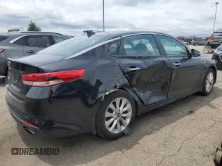 2018 Kia Optima S with VIN 5XXGT4L35JG265497, listed as a Copart auction lot 64371405 with 103,327 mi miles and Salvage title. Bid and sale history available at DreamBid. Image 3.