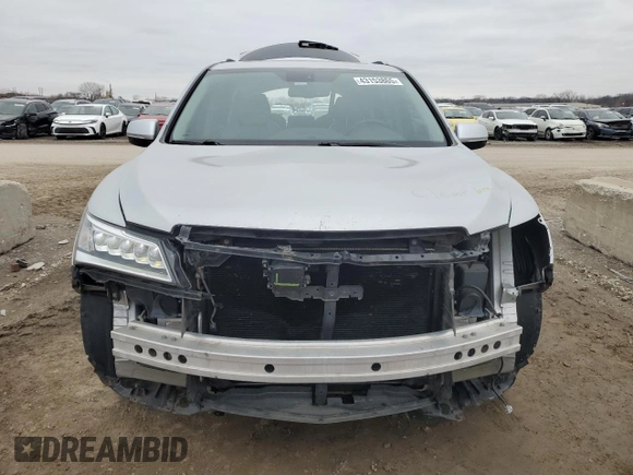 2015 Acura MDX Advance/Entertainment Pkg with VIN 5FRYD4H88FB022507, listed as a Copart auction lot 43153865 with 178,288 mi miles and Salvage Title. Bid and sale history available at carsss.com. Image 5.
