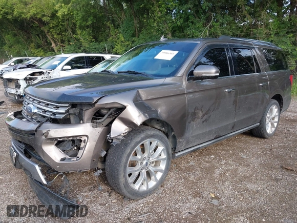 2018 Ford Expedition Max Limited with VIN 1FMJK2AT3JEA54055, listed as a IAAI auction lot 39986303 with 93,227 mi miles and . Bid and sale history available at DreamBid. Image 2.