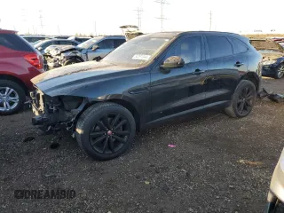 2019 Jaguar F-Pace 25t Prestige with VIN SADCK2GX4KA363876, listed as a Copart auction lot 83391344 with Not Provided miles and Salvage Title. Bid and sale history available at DreamBid. Image 1.