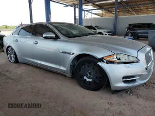 2012 Jaguar XJ Supercharged with VIN SAJWA2GE1CMV28584, listed as a Copart auction lot 63313275 with 74,023 mi miles and Clean title. Bid and sale history available at DreamBid. Image 4.