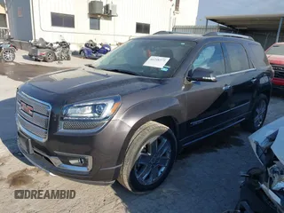 2016 GMC Acadia Denali with VIN 1GKKRTKD5GJ206889, listed as a IAAI auction lot 41258372 with 113,223 mi miles. Bid and sale history available at carsss.com. Image 2.