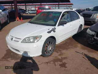 2004 Honda Civic LX with VIN 2HGES15504H509907, listed as a IAAI auction lot 41495701 with 104,959 mi miles. Bid and sale history available at carsss.com. Image 2.