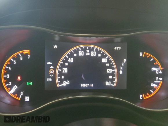 2019 Dodge Durango SXT Plus with VIN 1C4RDHAG4KC573328, listed as a Copart auction lot 42075705 with 76,987 mi miles and Salvage Title. Bid and sale history available at DreamBid. Image 9.