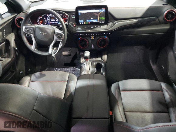 2024 Chevrolet Blazer RS with VIN 3GNKBKRSXRS174979, listed as a Copart auction lot 57282895 with 14,560 mi miles and Salvage title. Bid and sale history available at DreamBid. Image 8.