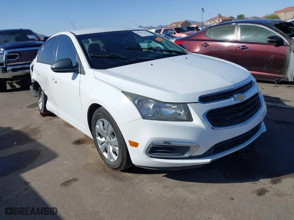 2016 Chevrolet Cruze Limited LS with VIN 1G1PC5SH5G7182665, listed as a IAAI auction lot 41761765 with 102,516 mi miles. Bid and sale history available at carsss.com. Image 1.