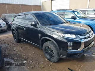 2020 Mitsubishi Outlander Sport ES 2.0 with VIN JA4AR3AU5LU026355, listed as a IAAI auction lot 41388554 with 57,566 mi miles. Bid and sale history available at carsss.com. Image 1.