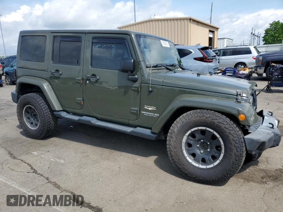 2015 Jeep Wrangler Unlimited Wrangler X with VIN 1C4BJWEG4FL754492, listed as a Copart auction lot 55305825 with 108,078 mi miles and Salvage title. Bid and sale history available at DreamBid. Image 4.