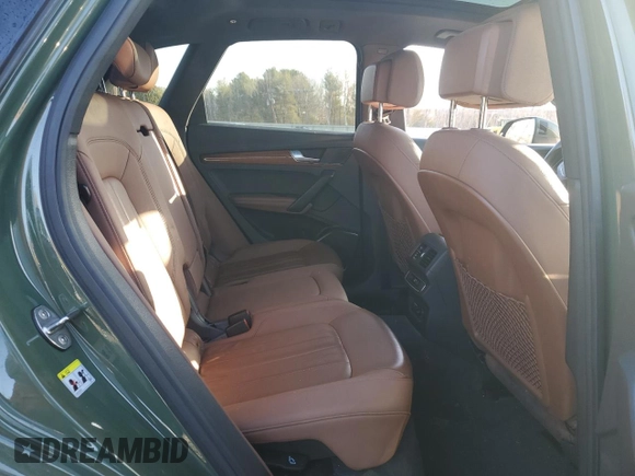 2021 Audi Q5 Premium Plus with VIN WA1E2AFYXM2040934, listed as a Copart auction lot 48679085 with 54,132 mi miles and Salvage Title. Bid and sale history available at carsss.com. Image 11.
