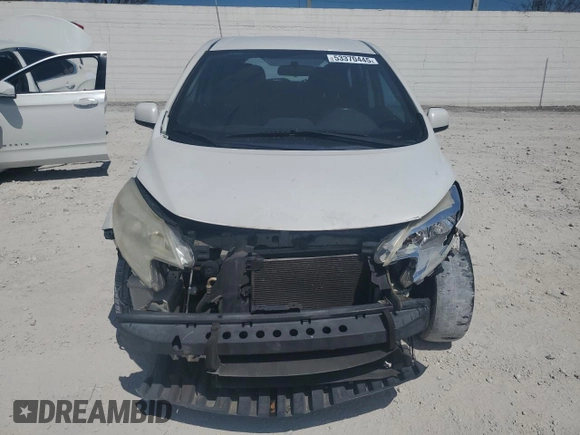 2014 Nissan Note S Plus with VIN 3N1CE2CP6EL371860, listed as a Copart auction lot 53370445 with 201,568 mi miles and Salvage Title. Bid and sale history available at DreamBid. Image 5.
