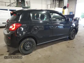 2019 Mitsubishi Mirage ES with VIN ML32A3HJ6KH011077, listed as a Copart auction lot 61005885 with 152,201 mi miles and Salvage title. Bid and sale history available at DreamBid. Image 3.