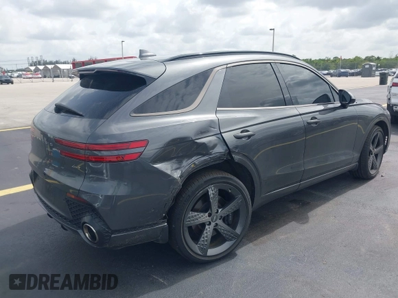 2023 Genesis GV70 2.5T with VIN KMUMADTBXPU094777, listed as a IAAI auction lot 42447363 with 31,683 mi miles and . Bid and sale history available at DreamBid. Image 4.