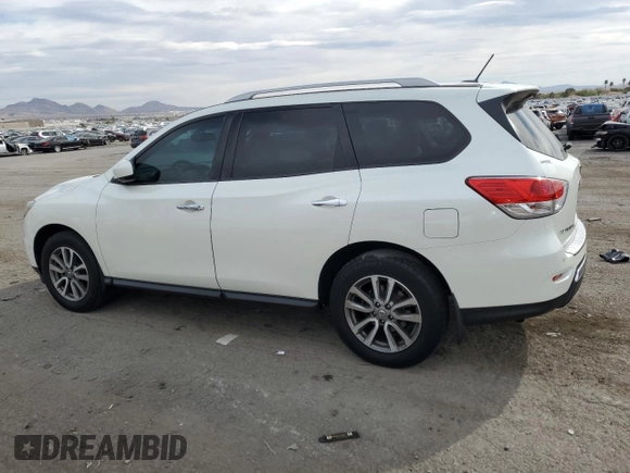 2016 Nissan Pathfinder S with VIN 5N1AR2MM4GC622205, listed as a Copart auction lot 50971095 with 114,351 mi miles and Salvage title. Bid and sale history available at DreamBid. Image 2.