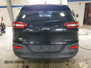 2016 Jeep Cherokee Sport with VIN 1C4PJMAB9GW121474, listed as a Copart auction lot 62475455 with 128,939 mi miles and Salvage title. Bid and sale history available at DreamBid. Image 6.