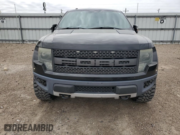 2014 Ford F-150 SVT Raptor with VIN 1FTFW1R60EFA82287, listed as a Copart auction lot 52150635 with 157,556 mi miles and Salvage Title. Bid and sale history available at carsss.com. Image 5.