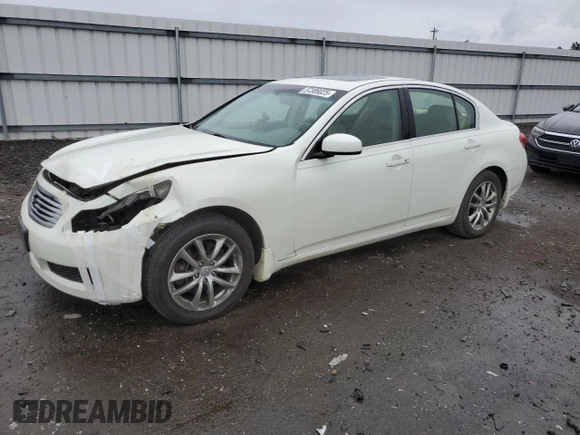 2008 Infiniti G35 x z VIN JNKBV61F68M266254, wystawiony jako Copart lot #57389025 z przebiegiem 165 524 mil mil oraz Szkoda całkowita • Salvage title. Historia ofert i sprzedaży dostępna na DreamBid. Obrazek 1.
