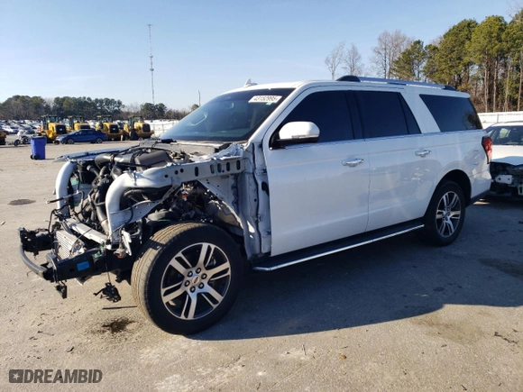 2022 Ford Expedition Max Limited with VIN 1FMJK1KT5NEA26076, listed as a Copart auction lot 43152995 with NaN miles and Salvage Title. Bid and sale history available at carsss.com. Image 1.