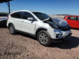 2015 Honda CR-V EX-L with VIN 5J6RM4H72FL051375, listed as a Copart auction lot 50265015 with 104,791 mi miles and Salvage Title. Bid and sale history available at DreamBid. Image 4.