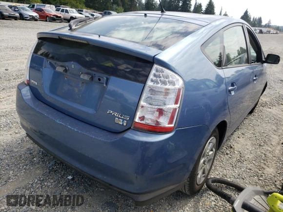 2007 Toyota Prius with VIN JTDKB20U877619139, listed as a Copart auction lot 55257552 with 0 mi miles and Salvage Title. Bid and sale history available at carsss.com. Image 4.