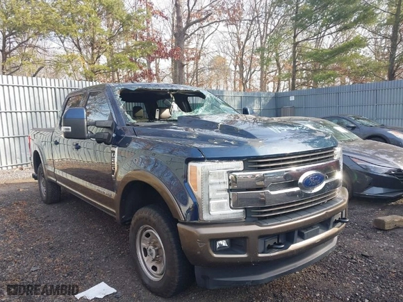 2017 Ford Super Duty F-250 SRW Lariat with VIN 1FT7W2BTXHEF12704, listed as a IAAI auction lot 41184490 with 166,196 mi miles. Bid and sale history available at carsss.com. Image 6.