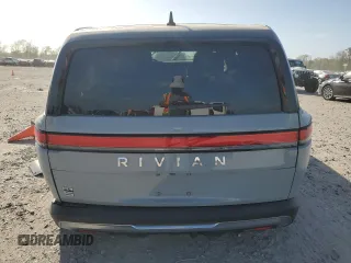 2025 Rivian R1S Adventure z VIN 7PDSGBBA5SN045424, wystawiony jako Copart lot #49675655 z przebiegiem Nie podano mil oraz Szkoda całkowita • Salvage title. Historia ofert i sprzedaży dostępna na DreamBid. Obrazek 6.