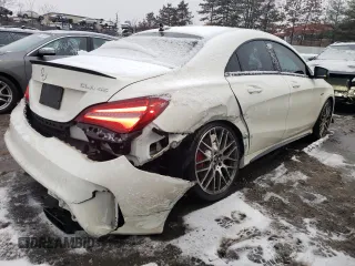 2018 Mercedes-Benz CLA 45 AMG with VIN WDDSJ5CB0JN577816, listed as a Copart auction lot 39734384 with 55,203 mi miles and . Bid and sale history available at DreamBid. Image 3.