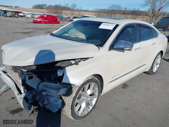 2014 Chevrolet Impala LTZ with VIN 1G1145SL4EU107932, listed as a IAAI auction lot 41685673 with 257,326 mi miles. Bid and sale history available at carsss.com. Image 17.