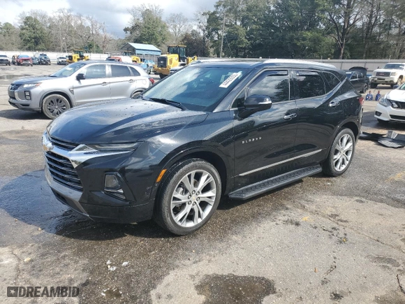 2019 Chevrolet Blazer Premier with VIN 3GNKBFRS1KS605089, listed as a Copart auction lot 44429355 with 28,665 mi miles and Salvage Title. Bid and sale history available at carsss.com. Image 1.