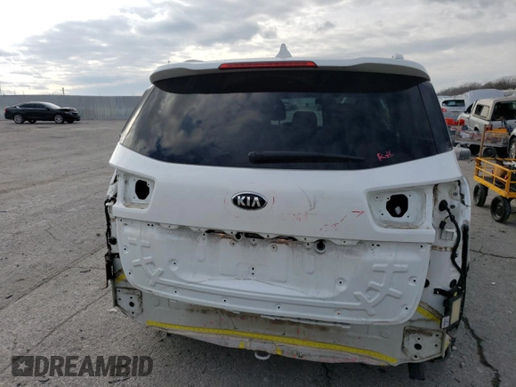 2019 Kia Sedona EX with VIN KNDMB5C16K6516618, listed as a Copart auction lot 86349264 with 48,046 mi miles and Salvage Title. Bid and sale history available at carsss.com. Image 6.